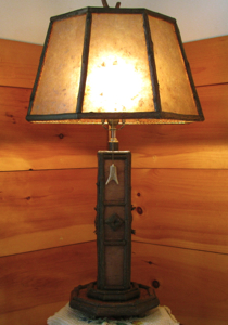 rustic lamp-rustic lighting-rustic furniture